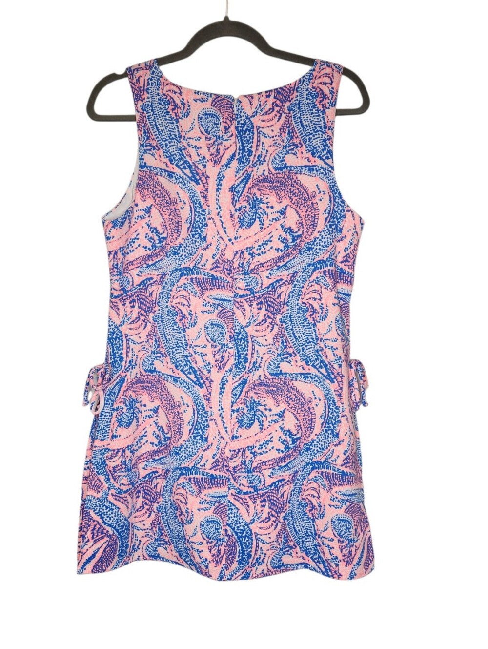 Lilly Pulitzer Donna Romper Happy As A Clam Pink Blue Multi Size 6 - Picture 2 of 7
